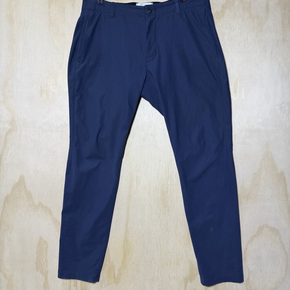 Reigning Champ Men’s 34 Navy Athletic Stretch Pants Performance Golf Travel‎